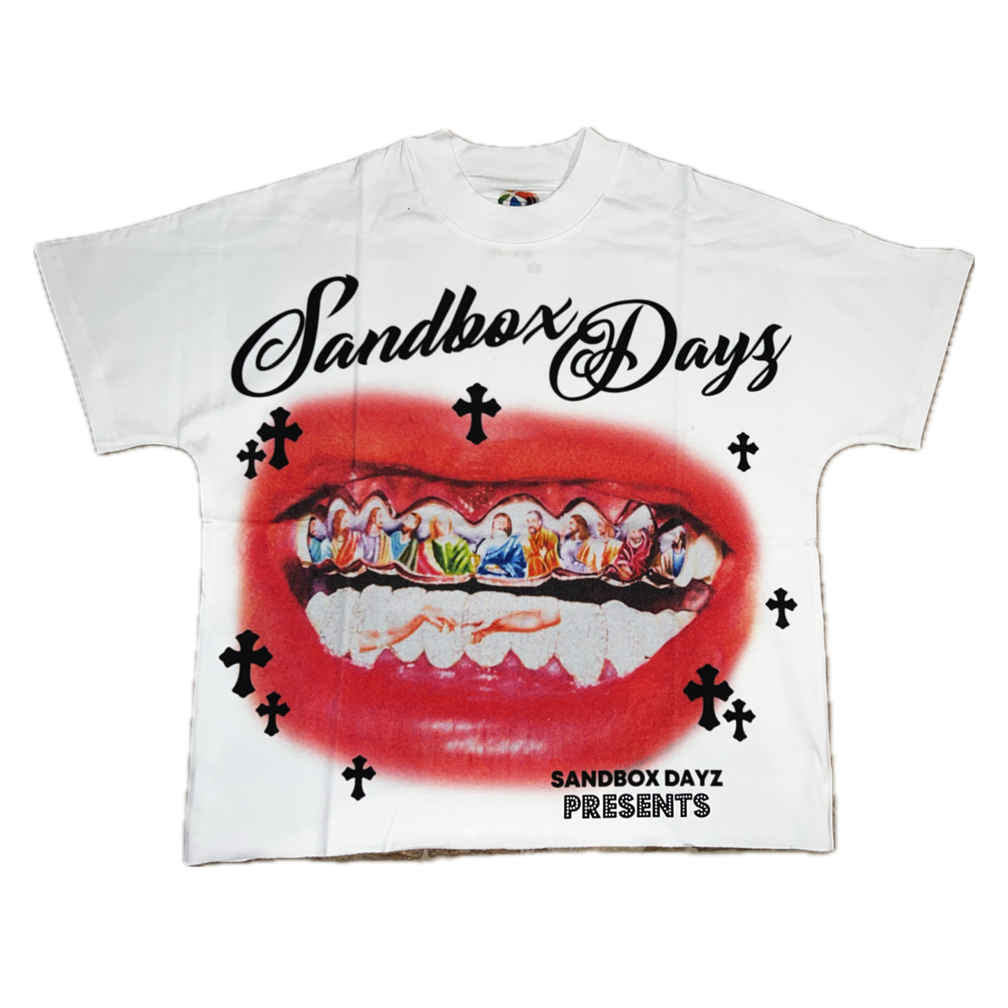 Sandbox Dayz “LAST SUPPER” OS crop tee