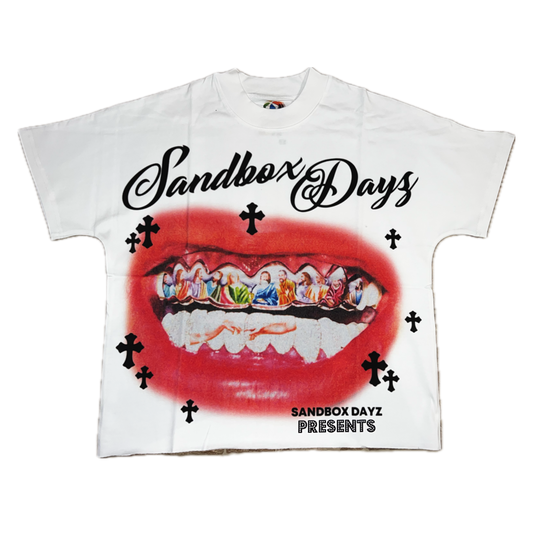 Sandbox Dayz “LAST SUPPER” OS crop tee