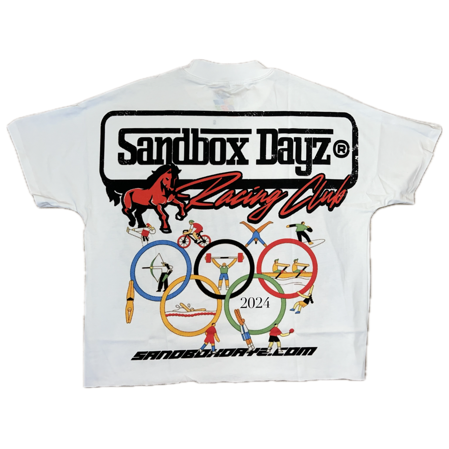 Sandbox Dayz “OLYMPIC” OS crop tee